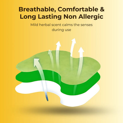 Certified Herbal Knee Pain Relieving Patches With FREE Herbal Joint Knee Oil