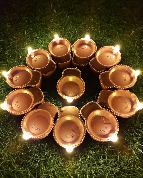 🪔 LED Light Water Sensor Diya's