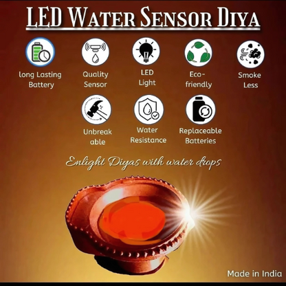 🪔 LED Light Water Sensor Diya's